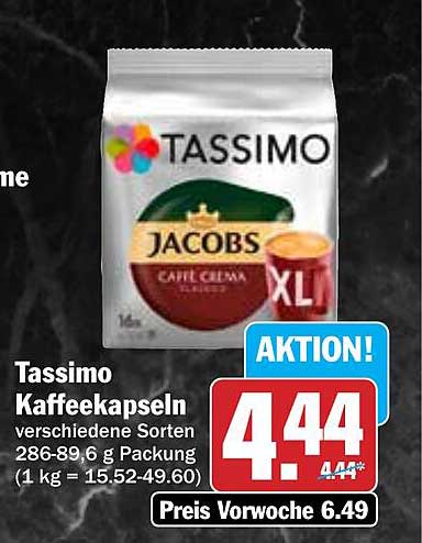 Tassimo Kaffee-Kapseln verschiedene Sorten 286-89,6 g Packung