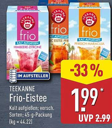 TEEKANNE Frio-Eistee - Kalt aufgießen, verschiedene Sorten