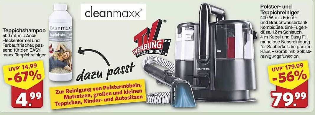Teppichshampoo 500 ml - jetzt nur 4,99 € statt 14,99 € (UVP)