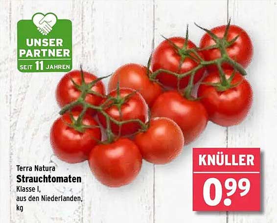 Terra Natura Strauchtomaten Klasse I, aus den Niederlanden, kg