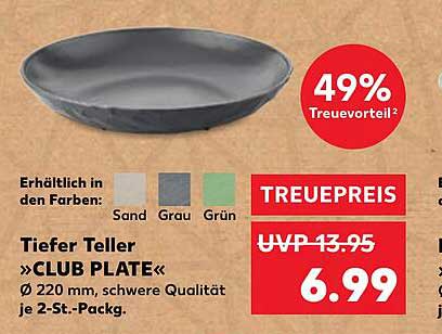 Tiefer Teller »CLUB PLATE«
