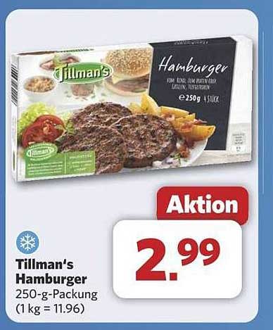 Tillman's Hamburger 250-g-Packung