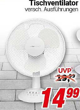 Tischventilator - verschiedene Ausführungen