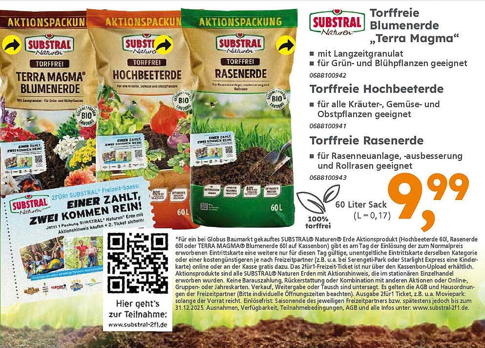 Torffreie Blumenerde „Terra Magma“, Hochbeeterde und Rasenerde