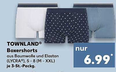 TOWNLAND® Boxershorts - 3er-Pack