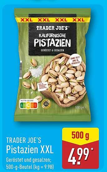 TRADER JOE'S Pistazien XXL 500 g