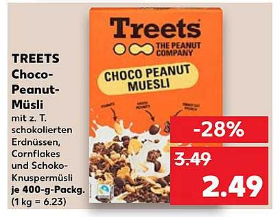 TREETS Choco-Peanut-Müsli 400 g