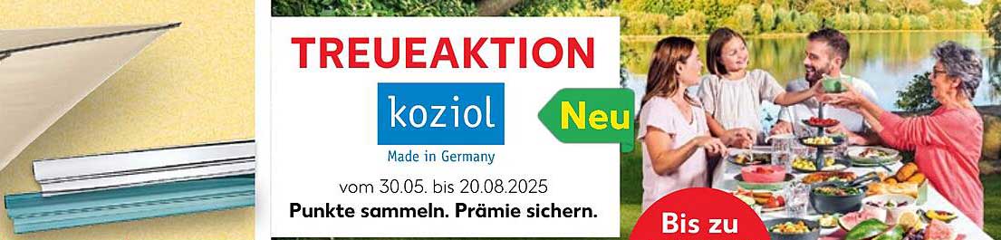 TREUEAKTION koziol – Punkte sammeln und Prämie sichern