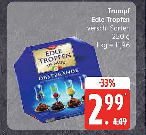 Trumpf Edle Tropfen versch. Sorten 250 g