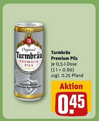Turmbräu Premium Pils je 0,5-l-Dose