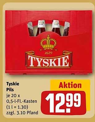 Tyskie Pils 20 x 0,5 l-Fl.-Kasten