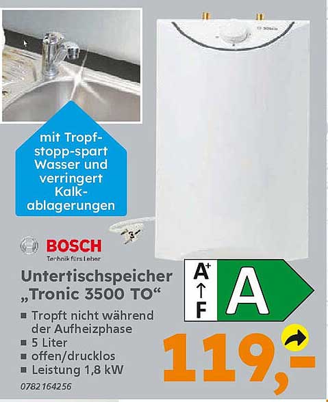 Untertischspeicher „Tronic 3500 TO“
