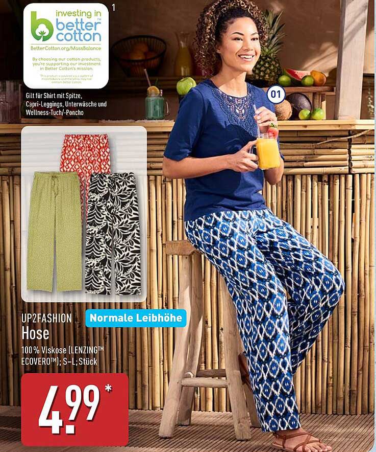 UP2FASHION Hose – 100% Viskose (LENZING™ ECOVERO™) in S-L