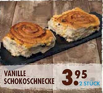 Vanille Schokoschnecke - 2 Stück