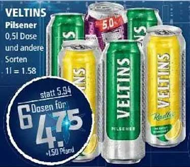 Veltins Pilsener 0,5l Dose und andere Sorten