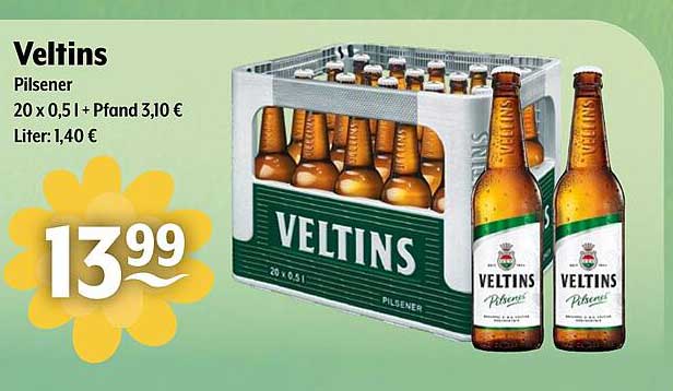Veltins Pilsener 20 x 0,5 l Kasten