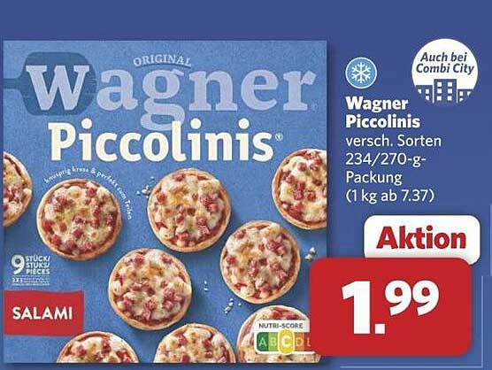 Wagner Piccolinis verschiedene Sorten 234/270-g-Packung