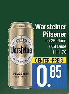 Warsteiner Pilsener 0,5 l Dose