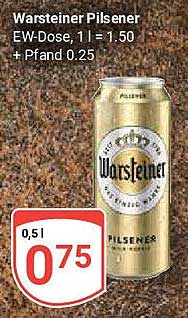 Warsteiner Pilsener – Erfrischender Genuss aus der Dose