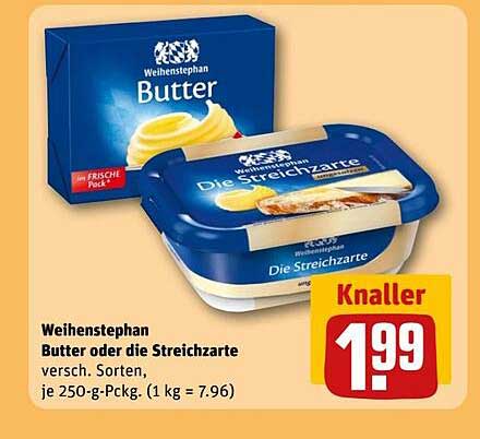 Weihenstephan Butter oder die Streichzarte