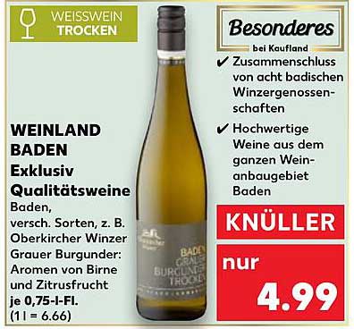 WEINLAND BADEN Exklusiv Qualitätsweine