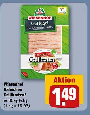 Wiesenhof Hähnchen Grillbraten*