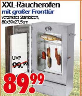 XXL-Räucherofen mit großer Fronttür