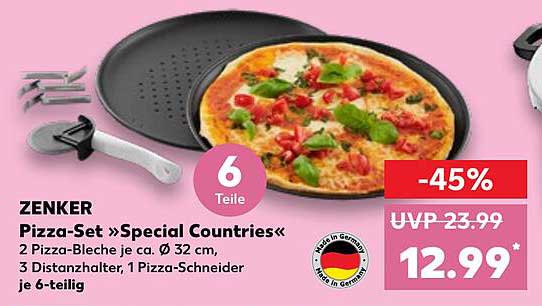 ZENKER Pizza-Set »Special Countries« 6-teilig