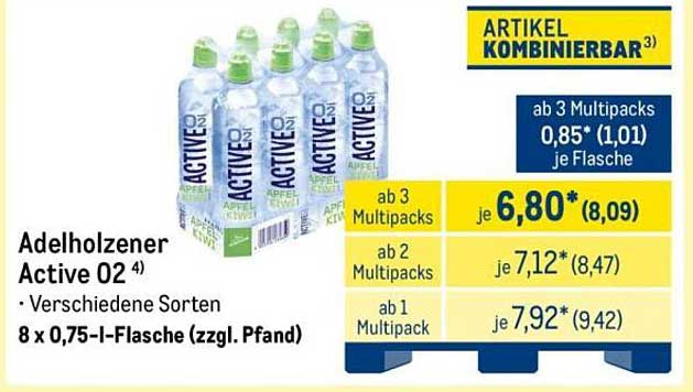 Adelholzener Active O2 4)