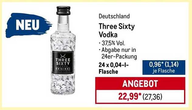 Deutschland Three Sixty Vodka