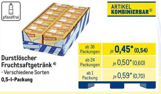 Durstlöscher Fruchtsaftgetränk