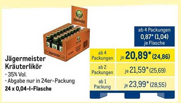 Jägermeister Kräuterlikör