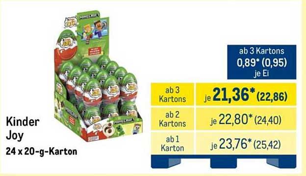 Kinder Joy 24 x 20-g-Karton