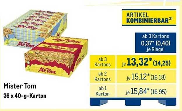 Mister Tom 36 x 40-g-Karton
