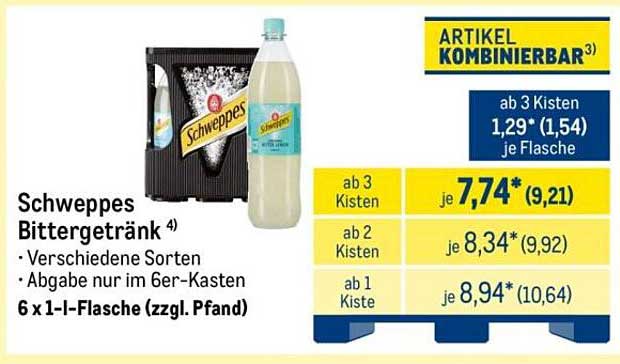 Schweppes Bittergetränk