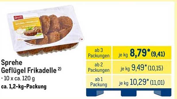 Spree Geflügel Frikadelle