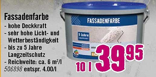 Fassadenfarbe 10 l