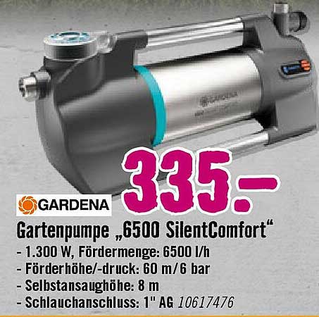 Gartenpumpe „6500 SilentComfort“ von Gardena