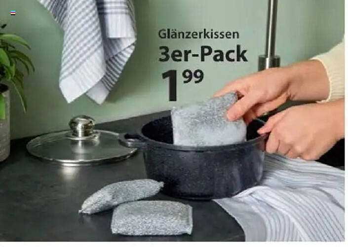 Glänzerkissen 3er-Pack