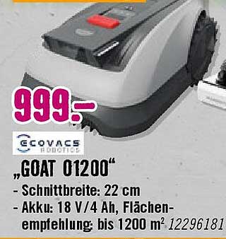 GOAT 01200 - Akku-Rasenmäher von Ecovacs Robotics