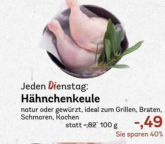 Hähnchenkeule - natur oder gewürzt, ideal zum Grillen, Braten, Schmoren, Kochen