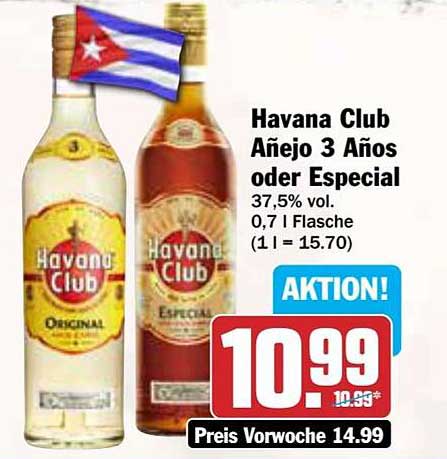 Havana Club Añejo 3 Años oder Especial