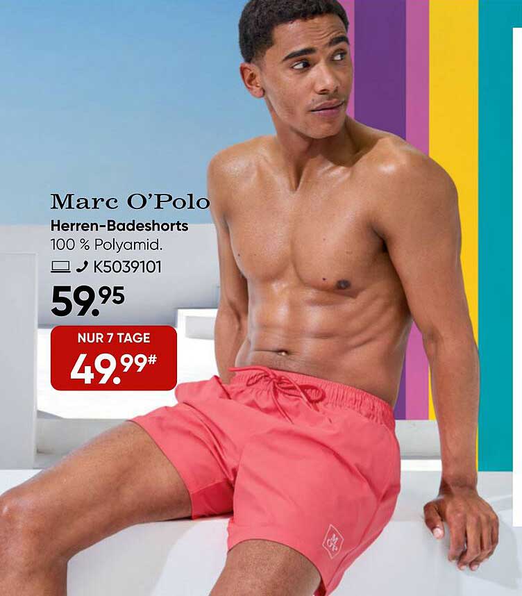Marc O'Polo Herren-Badeshorts