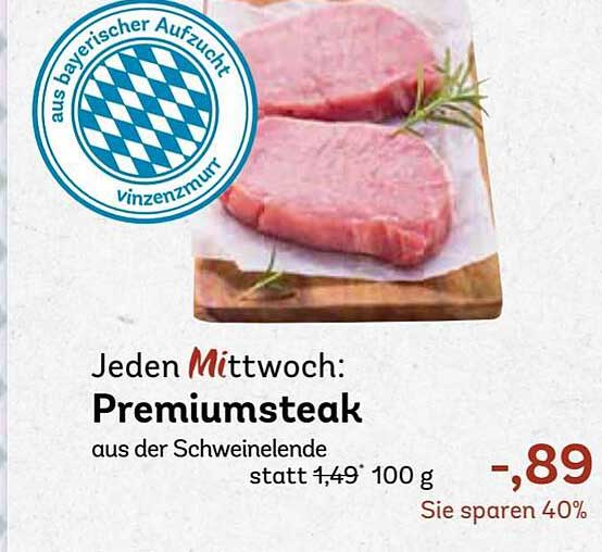 Premiumsteak aus der Schweineleine zum Sparpreis