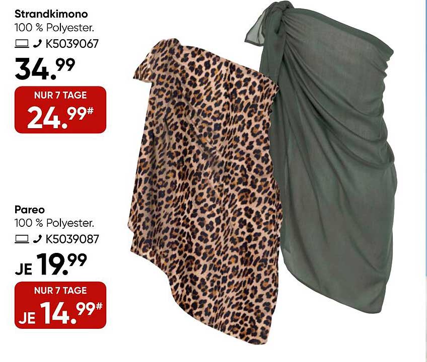 Strandkimono & Pareo - Perfekt für den Sommer