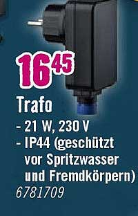 Trafo - 21 W, 230 V, IP44
