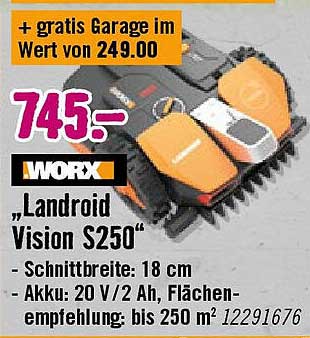WORX Landroid Vision S250