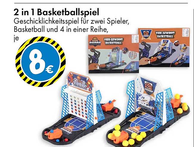 2 in 1 Basketballspiel