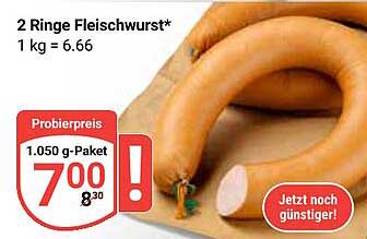 2 Ringe Fleischwurst*