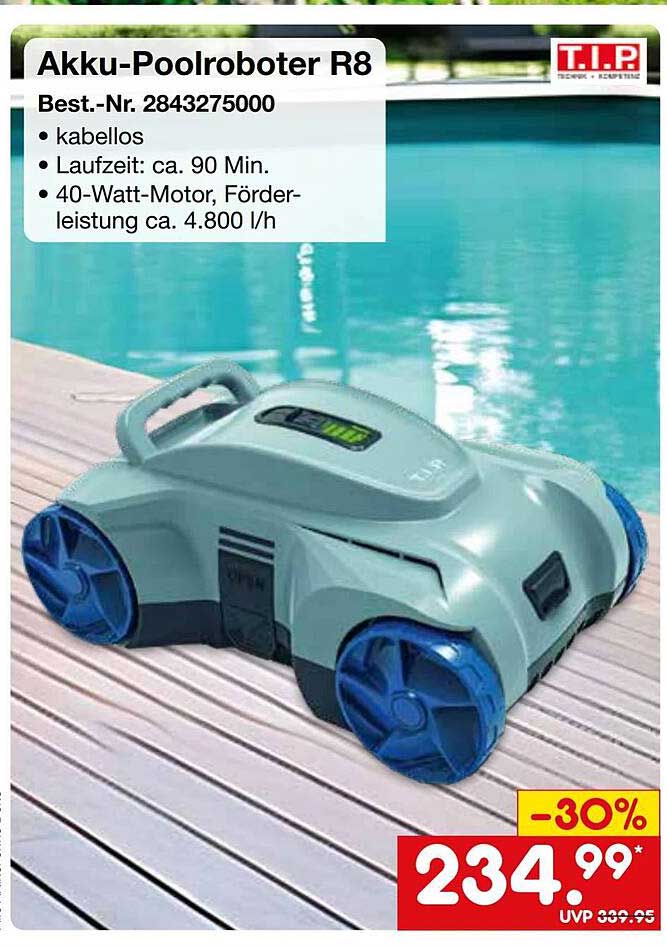 Akku-Poolroboter R8